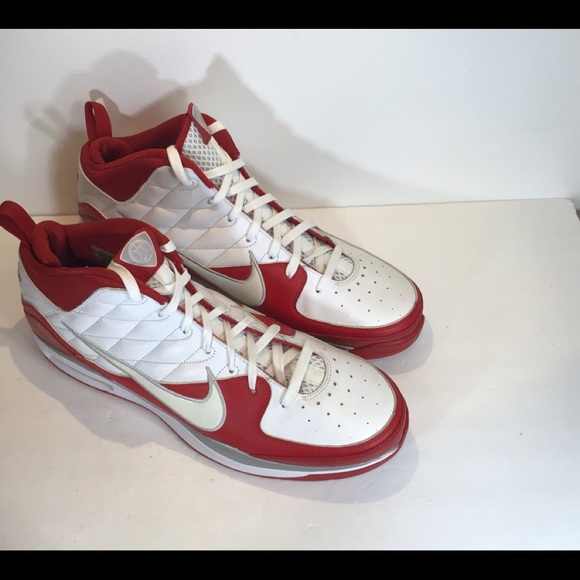 NIKE AIR RARE VTG DREAM BLUE CHIP II RED WHT SZ 17 - Picture 2 of 11